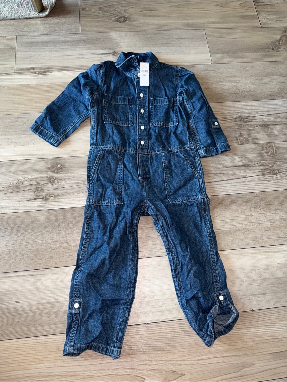 GAP Dark Blue Denim Kids Overalls